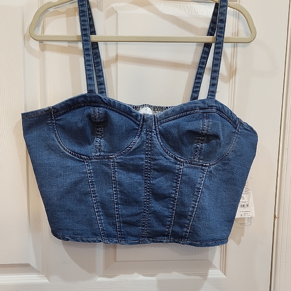 Denim Blue Women's Top